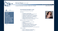 Desktop Screenshot of annakaye.com