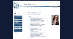 Desktop Screenshot of annakaye.net